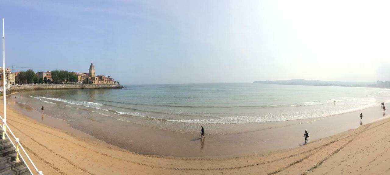 Atico Marques Playa Centro - Garaje Opcional Lägenhet Gijón Exteriör bild